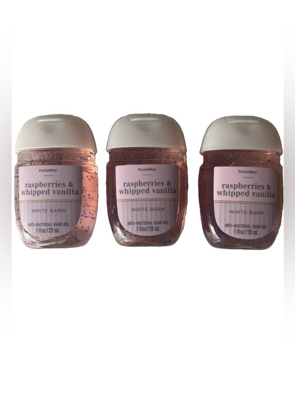 3 Pack RASPBERRIES & WHIPPED VANILLA Pocketbac
